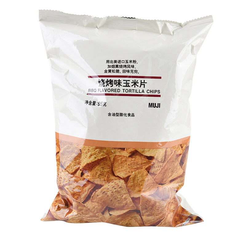 无印良品芝士味香玉米片薯片零食