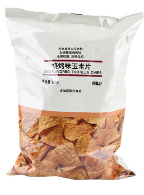 无印良品芝士味香玉米片薯片零食