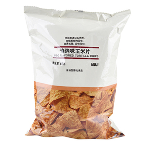 MUJI无印良品薯片烧烤味香辣塔可味浓郁芝士味玉米片零食小吃休闲