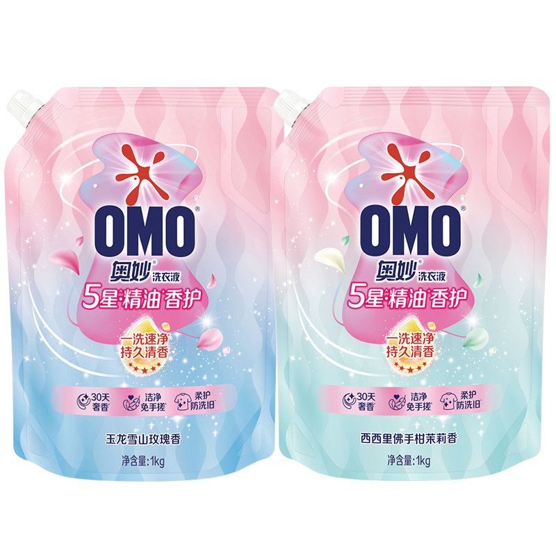 奥妙5星香护香氛洗衣液精油留香
