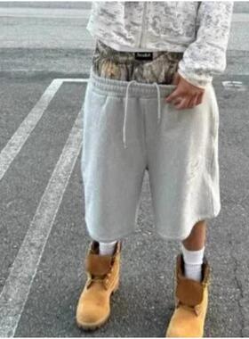 M 71465 Double waist seven-point shorts 双腰头七分短裤