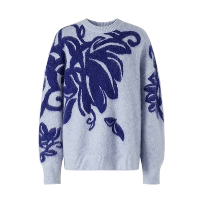 imm尹默设计感提花套头毛衫