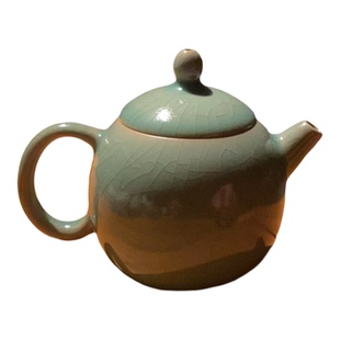 张公巷仿古汝瓷龙蛋壶小品壶陶瓷手工泡茶壶家用汝窑开片功夫茶具
