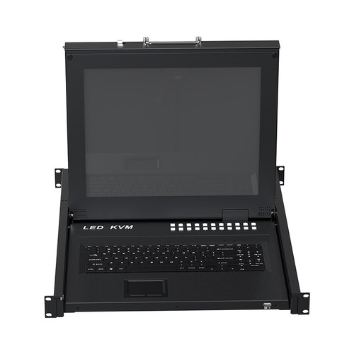 迈拓维矩 MT-1716UL 16口kvm切换器vga17英寸LED屏一体机16进1出多电脑显示器usb键盘鼠标共享器抽拉机架式1U
