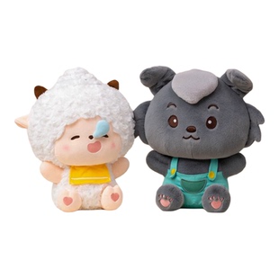 正版喜羊羊与灰太狼抱抱系列公仔懒羊羊灰太狼小灰灰玩偶女生礼物