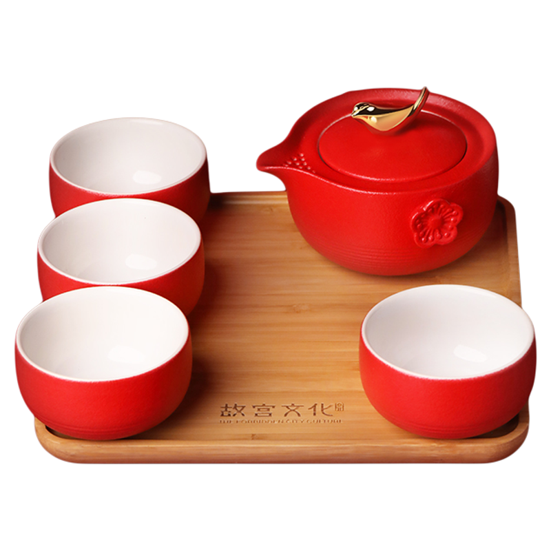 故宫喜上眉梢事如意朋友茶具套装