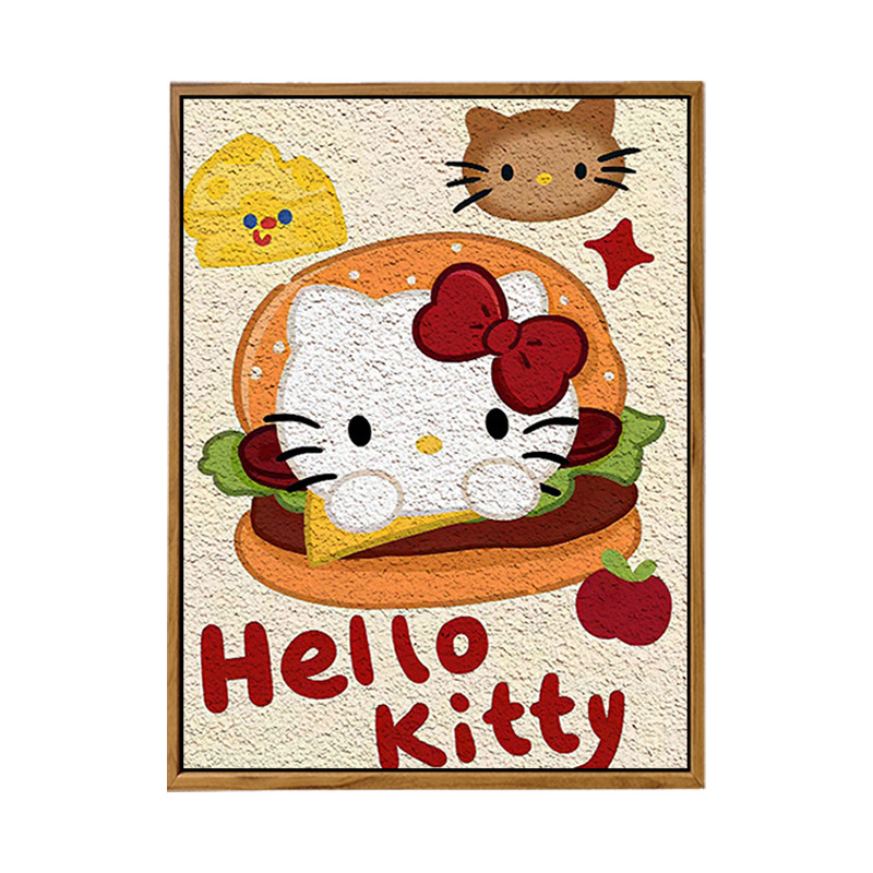 HelloKitty凯蒂猫美食系肌理画