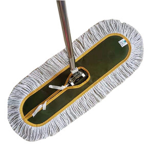 平板拖把头替换头家用保洁棉线干湿通用大号旋转尘推地拖排拖加粗