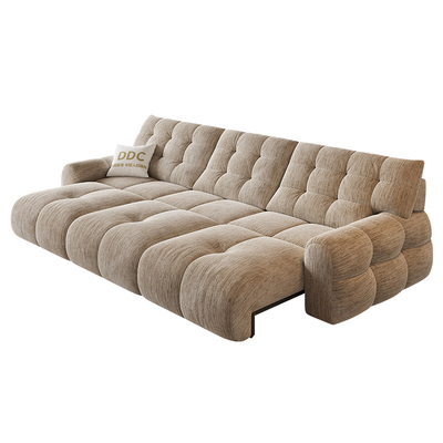 DDC智能雪尼尔布艺沙发床