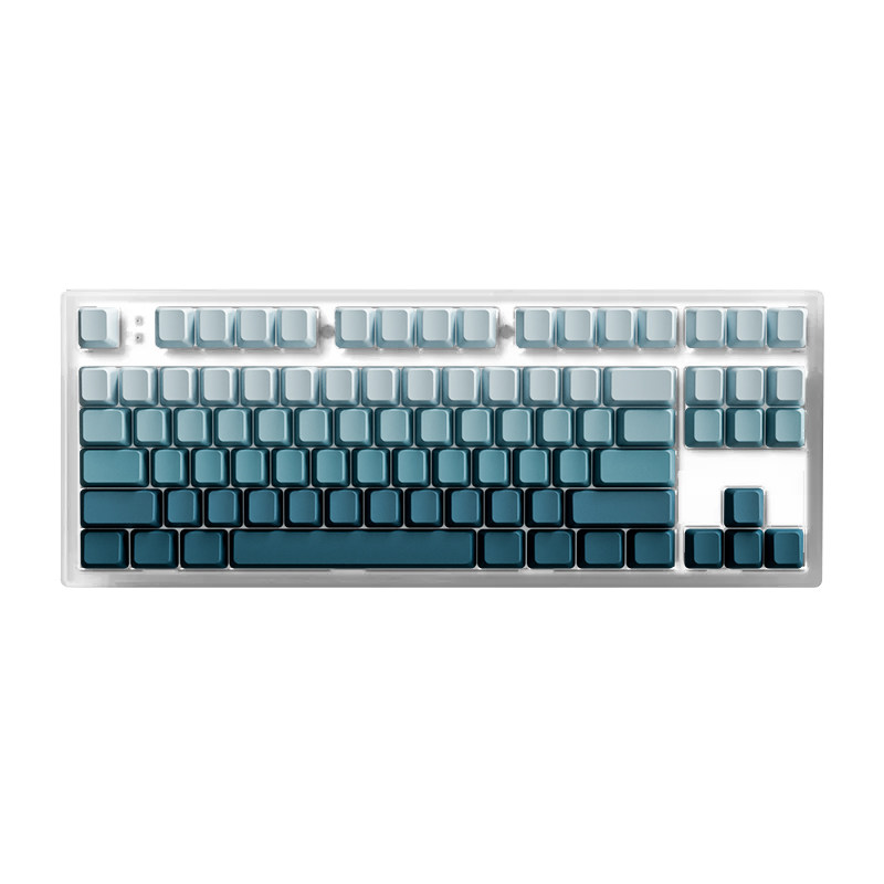 腹灵MK870pro群青侧刻机械键盘