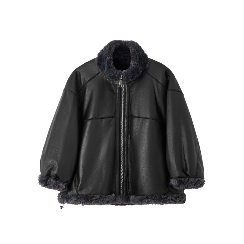 儿童机车服秋冬新款女童夹克