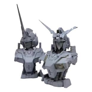 万代19623扭蛋 DX 独角兽 高达 发光胸像 毁灭模式 摆件