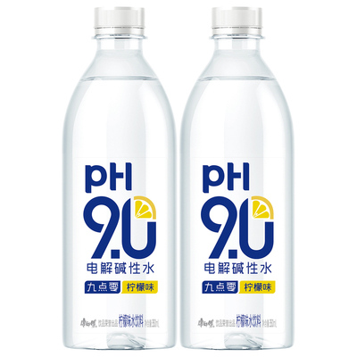 【闪购】康师傅pH9.0电解碱性水350ml柠檬味 2瓶装