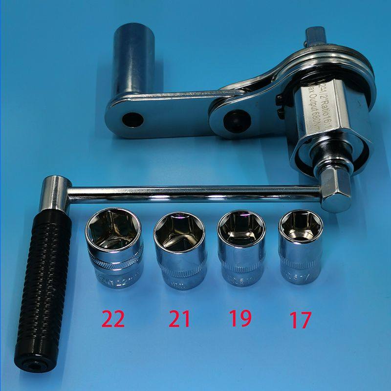 跨境专供16B型小轿车越野车工具轮胎螺母力拆卸省力增随车扳手