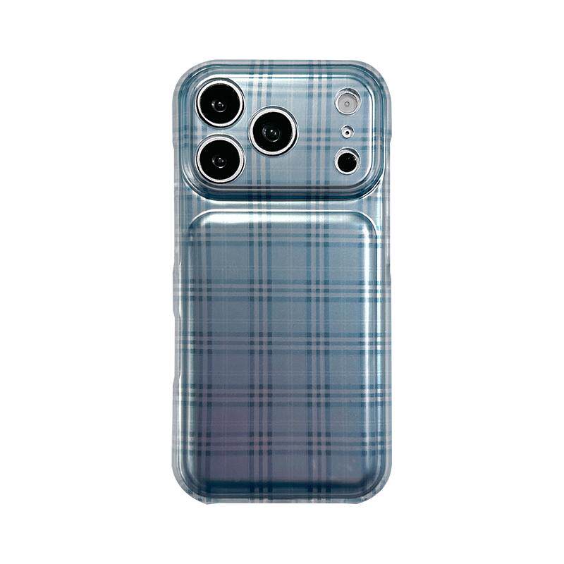 适用于iPhone格纹小众ins手机壳
