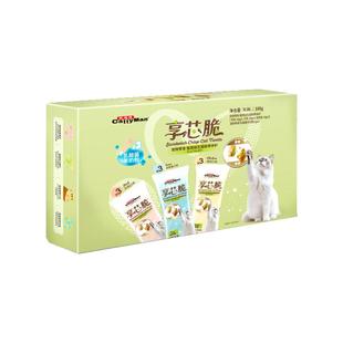 白猪商店 Cattyman多格漫猫零食猫咪肉干零食享芯脆夹心酥亮毛