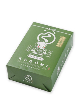 现货KUBOMI宇治抹茶生巧克力饼干