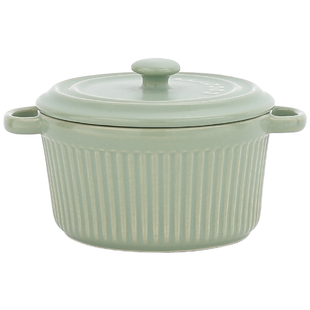 舒芙蕾烤碗带耳陶瓷碗家用蒸蛋碗小炖盅空气炸锅专用焗烤碗烘焙碗