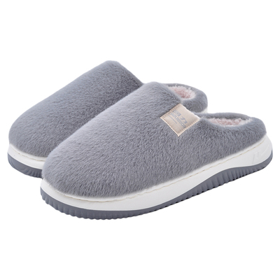 回力特大码棉拖鞋男青少年4849码室内厚底防滑加大号4647毛绒拖鞋