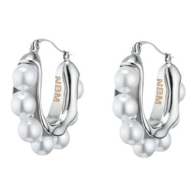 NothingButMini人造珍珠珍珠耳环