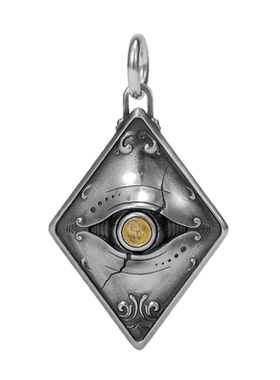 无垠可旋转宙斯之眼原创潮流吊坠