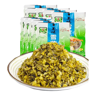 山民美味雪菜80g鲜香开味雪里红蕻腌菜温州冬菜酸菜小咸菜拌笋