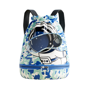 儿童游泳包干湿分离防水收纳袋可爱双肩包男女童沙滩运动便携洗澡