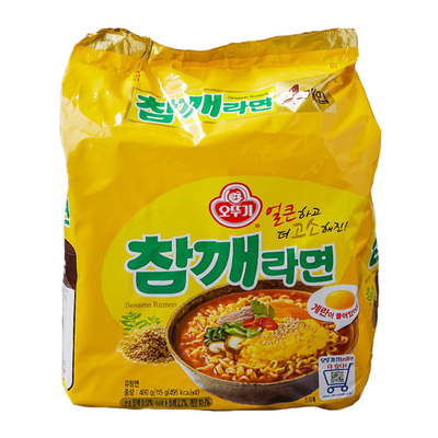不倒翁芝麻鸡蛋拉面115g*4袋