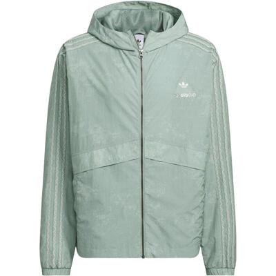 滔搏adidas阿迪达斯男子TOC WB JKT连帽运动健身夹克外套KC1434