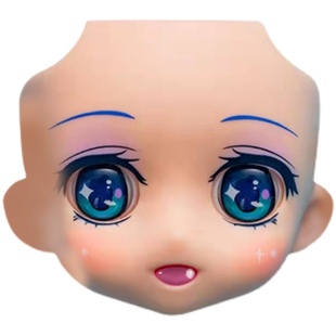 YMY素体替换脸带妆空白挖眼脸眼睛可动可装GSC黏土人原装现货