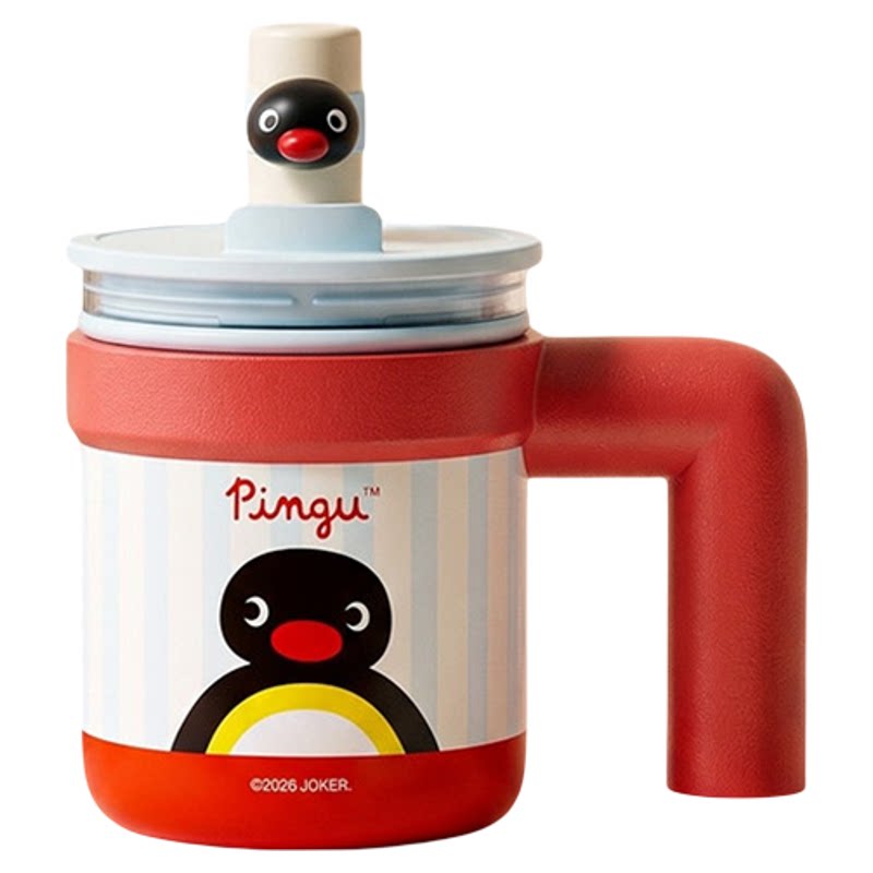 Pingu企鹅卡通泡茶杯二合一