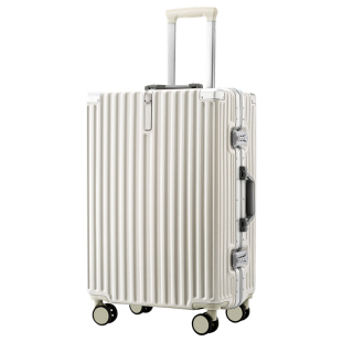 行李拉杆箱男女铝框22新款20寸pc耐磨静音万向轮大容量密码旅行箱