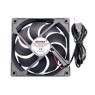 USB静音风扇5V充电宝/路由器/机顶盒光猫机箱小散热扇456789/12CM