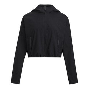 UA安德玛Unstoppable自在系列女子轻便黑运动休闲夹克6005967-003