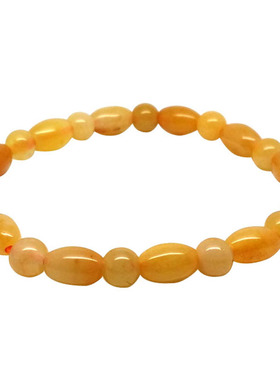 天然黄玉米珠转运珠手链