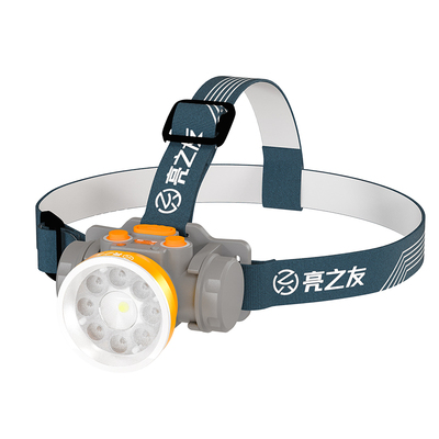 强光头灯充电超亮远射夜钓鱼超长续航头戴式聚光泛光切换赶海户外