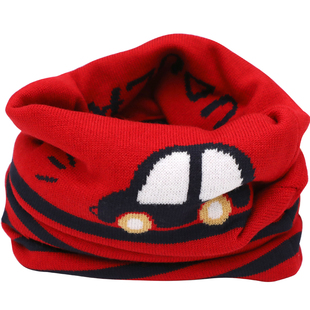 儿童围脖护颈保暖脖套小孩帽子套头冬男女童宝宝针织毛线面罩围巾