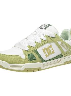 DCSHOES STAG新款夏季透气布鞋牛油果绿男士休闲滑板鞋
