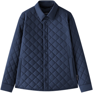 [巴恩风穿搭]Marc O'Polo/MOP冬新款气质复古格纹衬衫棉服男夹克