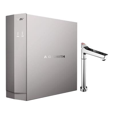 AO史密斯MS家用加热一体厨下大流量反渗透热直饮净水器