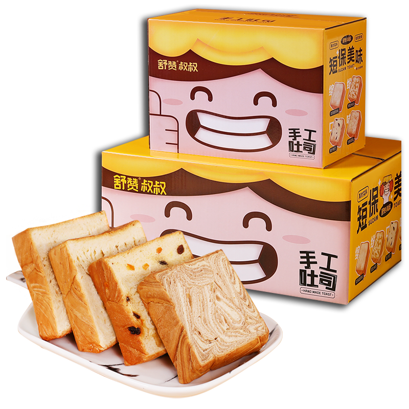 舒赞厚切吐司早餐面包