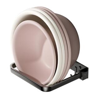 脸盆架免打孔壁挂卫生间置物架浴室放盆架盆子收纳架挂洗脸盆神器