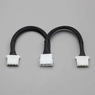 大4Pin延长线1转2 线 电脑D口IDE一分三 电源大4P一分二转接线