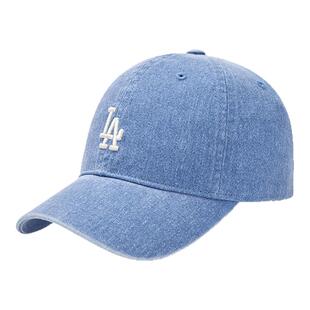 MLB儿童官方男女童精致刺绣LOGO水洗质感学院风棒球帽春夏款