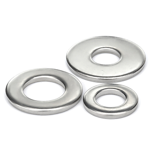 304不锈钢加大加厚平垫片圆形M3M4M5M6M8M10-M33螺丝介子金属垫圈
