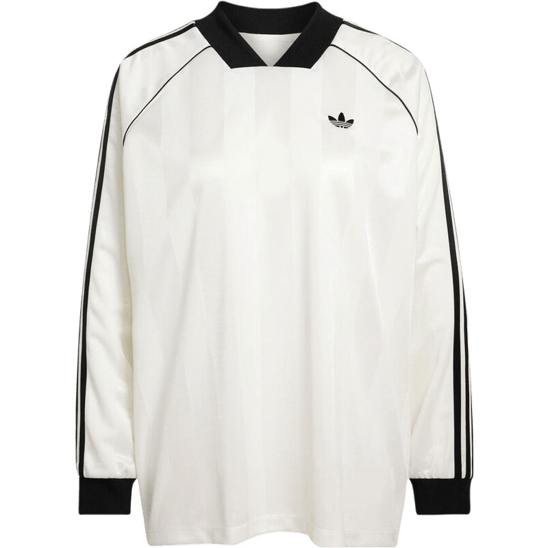 adidas阿迪达斯三叶草女子JAQUARD潮流时尚运动休闲长袖T恤KG3711