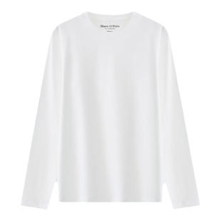 Marc O'Polo/MOP2025春夏新款莱卡棉圆领简约打底T恤衫男女同款