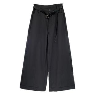 强推！韩系松弛宽边直筒裤通勤百搭休闲裤女高腰显瘦垂感阔腿裤秋