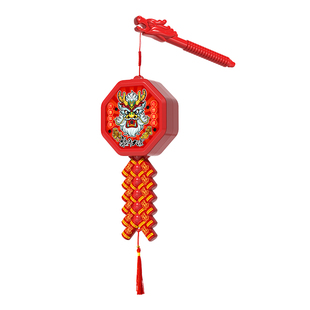 电子鞭炮玩具手提儿童灯笼喷雾发光音乐春节装饰新年礼物喜庆鞭炮