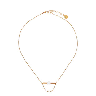 Majorica美娇丽佳手作珍珠项链女高级感锁骨链颈链8mm手作珍珠